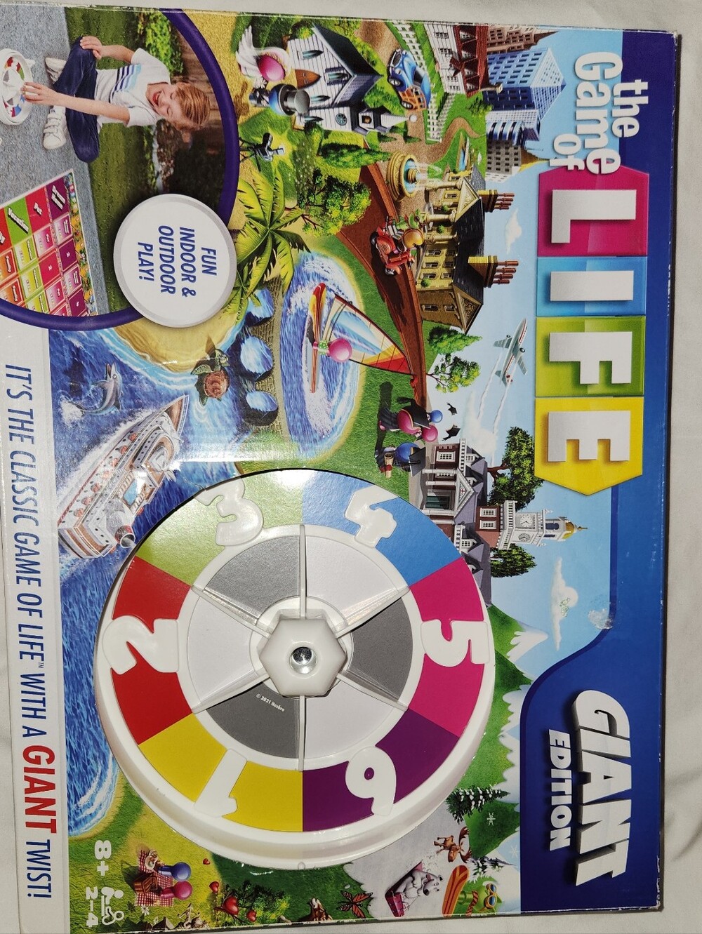 The Game of Life Giant Edition Spinner Wheel - Multicolor